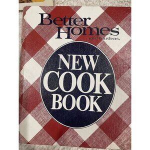 Better Homes and Gardens New Cook Book 5 Ring Binder Red Plaid 1981 Loose-Leaf
